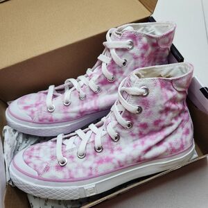 Fila Tarp High-Tops – Women’s 8, Pink Tie-Dye, New in Box